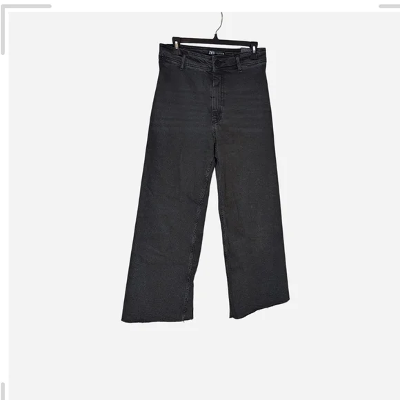 Pre-owned Black Wide-Leg Jeans - Picture 6 of 8